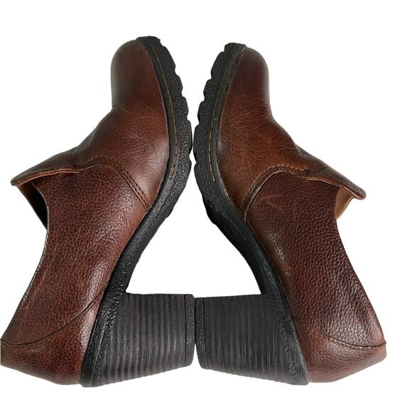 B.O.C. BORN CONCEPT Carla Slip-On Shoe Brown Leather Women's Size 7 - Picture 2 of 10